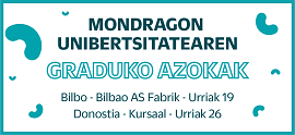 Mondragon Unibertsitateko graduko azoka BERRIAK Bilbon eta Donostian