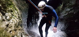 Canyoning in Leze