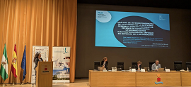 Participando en el Congreso Anual de Ingeniería Biomédica en Sevilla