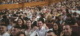 The Faculty of Humanities and Education Sciences hosts the graduation event at the Euskalduna Conference Center in Bilbao